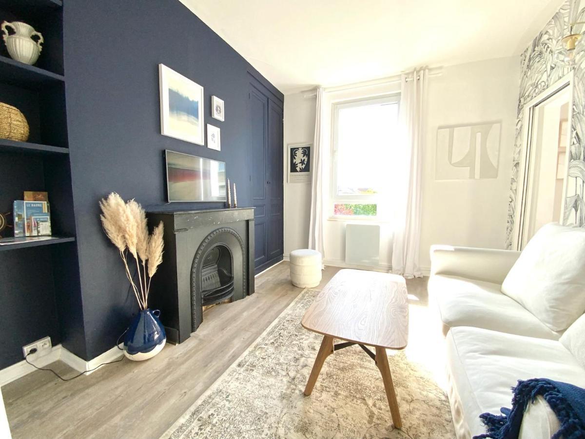 Appartements Chaleureux - 15 Min A Pied De La Gare Le Havre Bagian luar foto