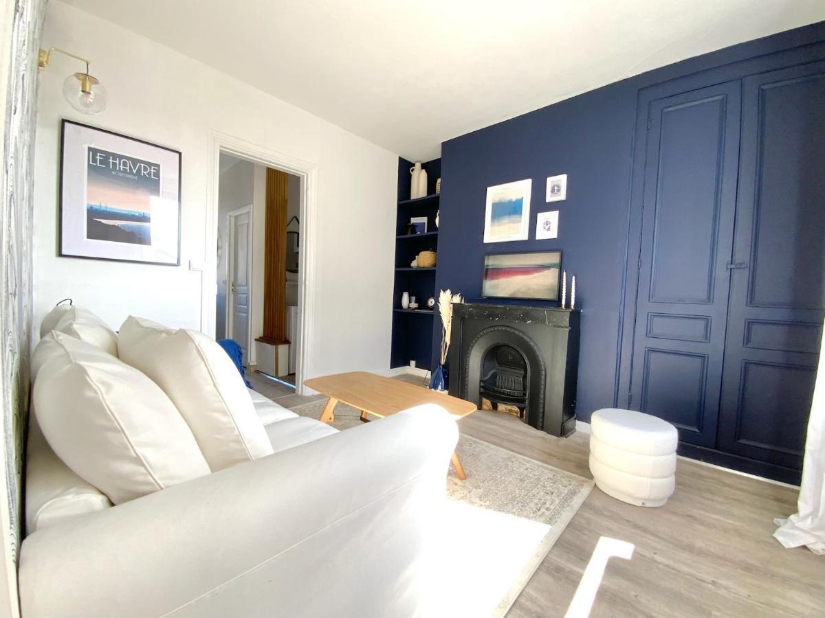 Appartements Chaleureux - 15 Min A Pied De La Gare Le Havre Bagian luar foto